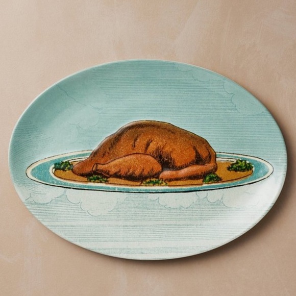 John Derian oval Turkey platter - Picture 3 of 3
